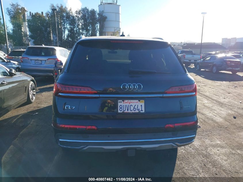 2020 Audi Q7 Premium VIN: WA1AJAF75LD008520 Lot: 40807462