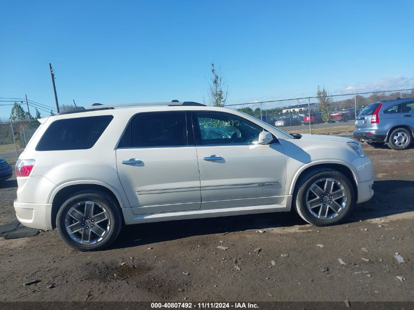 2012 GMC Acadia Denali VIN: 1GKKVTED4CJ242803 Lot: 40807492