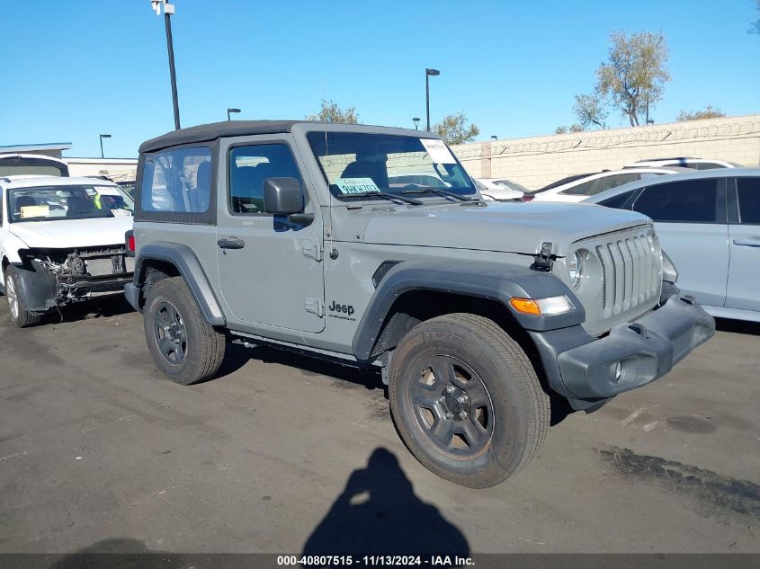 2023 Jeep Wrangler 2-Door Sport 4X4 VIN: 1C4GJXAN6PW672179 Lot: 40807515