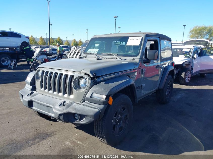 2023 Jeep Wrangler 2-Door Sport 4X4 VIN: 1C4GJXAN6PW672179 Lot: 40807515