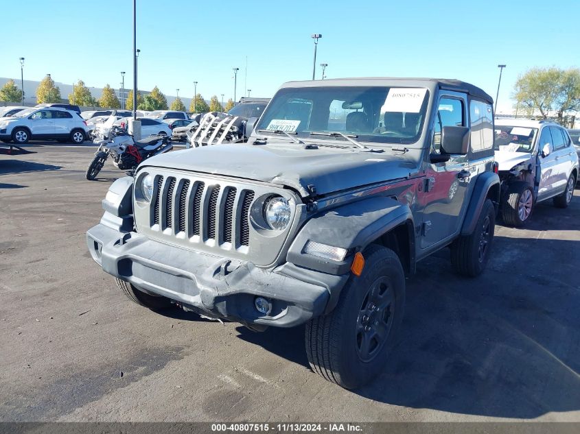 2023 Jeep Wrangler 2-Door Sport 4X4 VIN: 1C4GJXAN6PW672179 Lot: 40807515