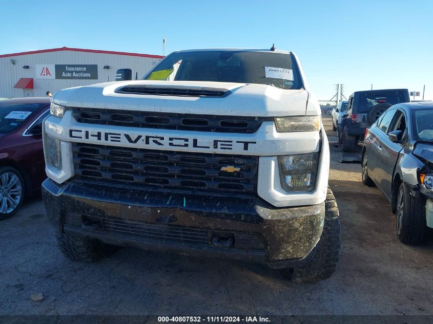 2022 Chevrolet Silverado 2500Hd 4Wd Standard Bed Custom VIN: 1GC4YMEY4NF132554 Lot: 40807532