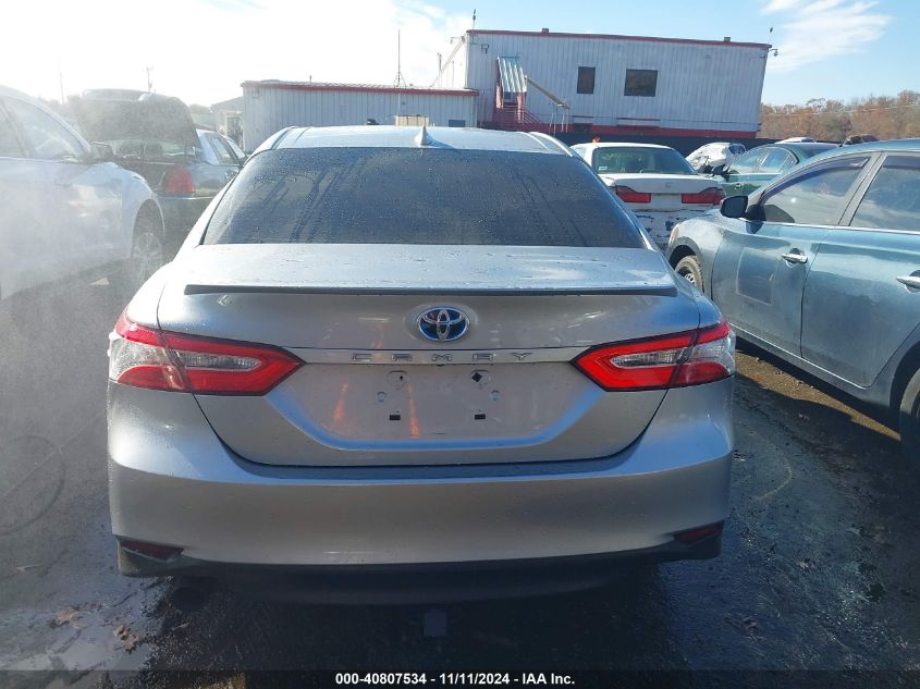 2019 Toyota Camry Hybrid Le VIN: 4T1B31HK6KU516916 Lot: 40807534