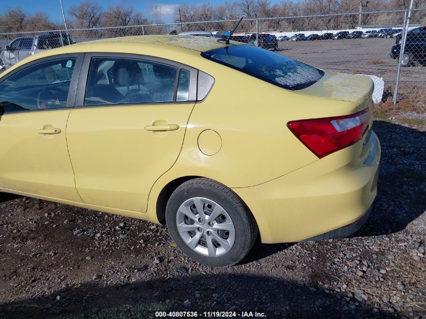 2016 Kia Rio Lx VIN: KNADM4A35G6678270 Lot: 40807536