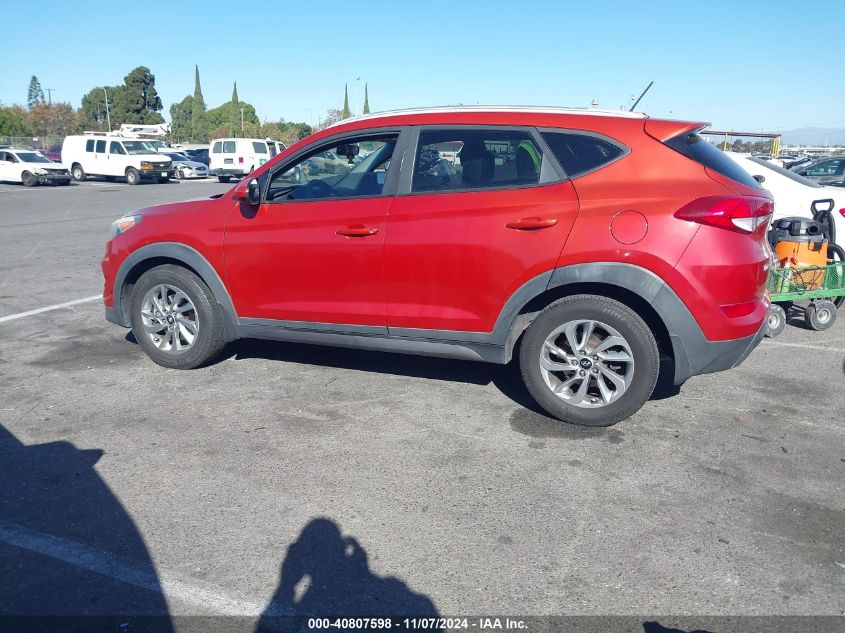 2016 Hyundai Tucson Se VIN: KM8J33A46GU239341 Lot: 40807598