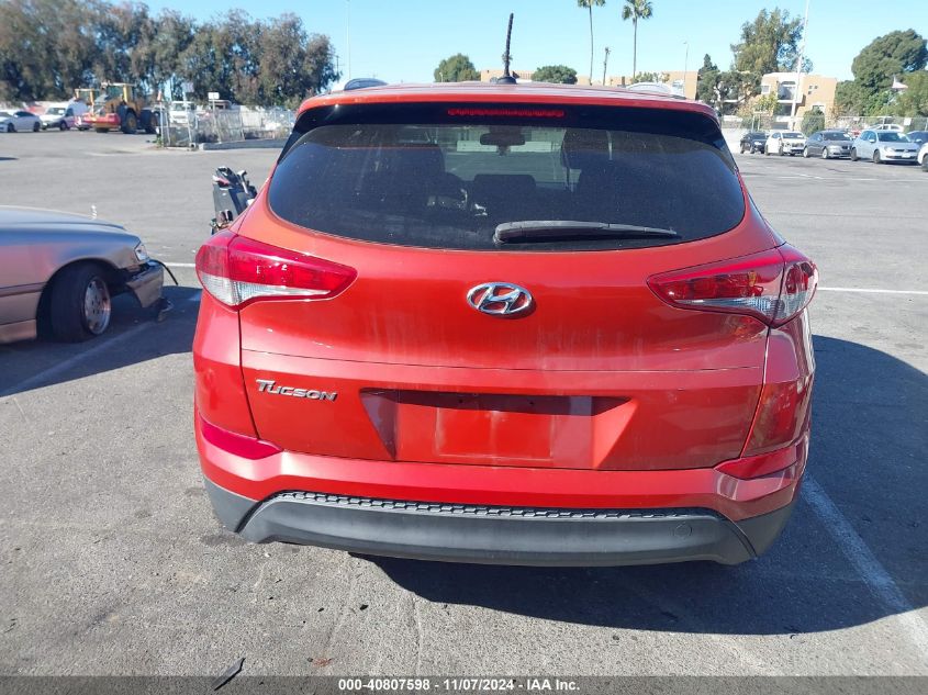 2016 Hyundai Tucson Se VIN: KM8J33A46GU239341 Lot: 40807598