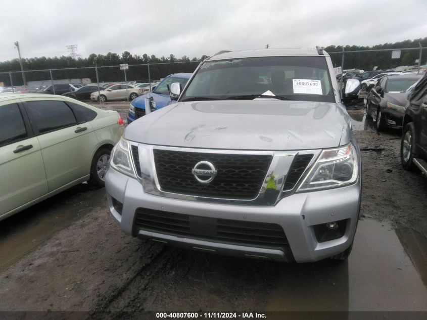 2019 Nissan Armada Sl VIN: JN8AY2ND7K9087578 Lot: 40807600