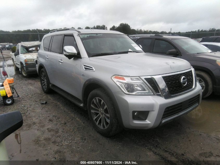 2019 Nissan Armada Sl VIN: JN8AY2ND7K9087578 Lot: 40807600