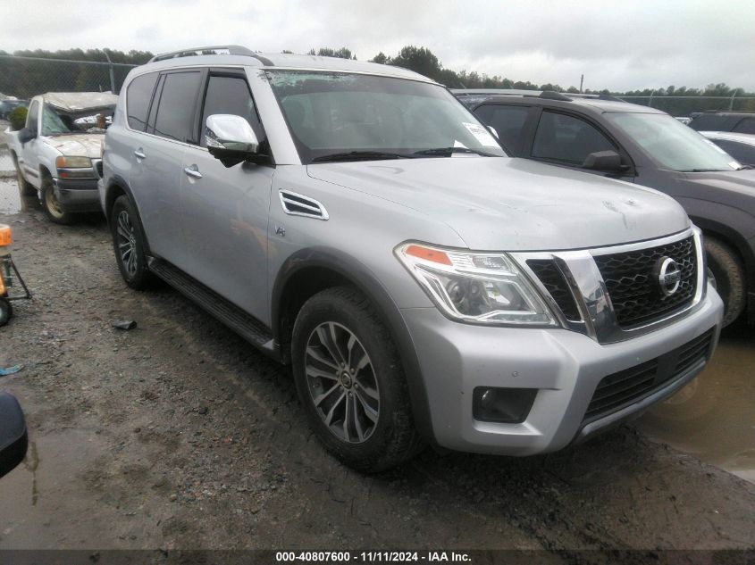 VIN JN8AY2ND7K9087578 2019 Nissan Armada, SL no.1