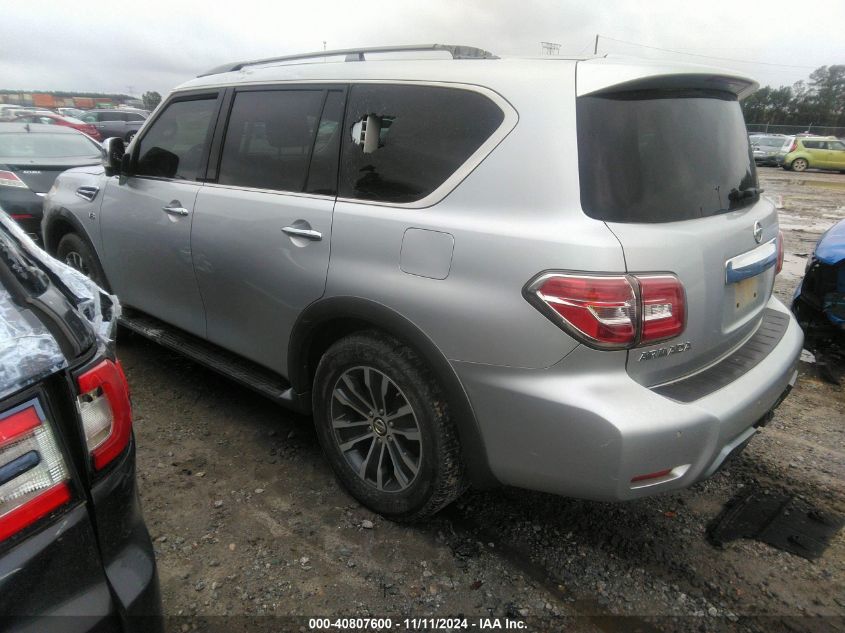 VIN JN8AY2ND7K9087578 2019 Nissan Armada, SL no.3