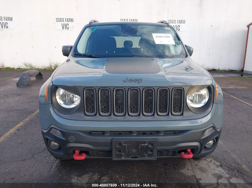 2015 Jeep Renegade Trailhawk VIN: ZACCJBCT9FPB92856 Lot: 40807609