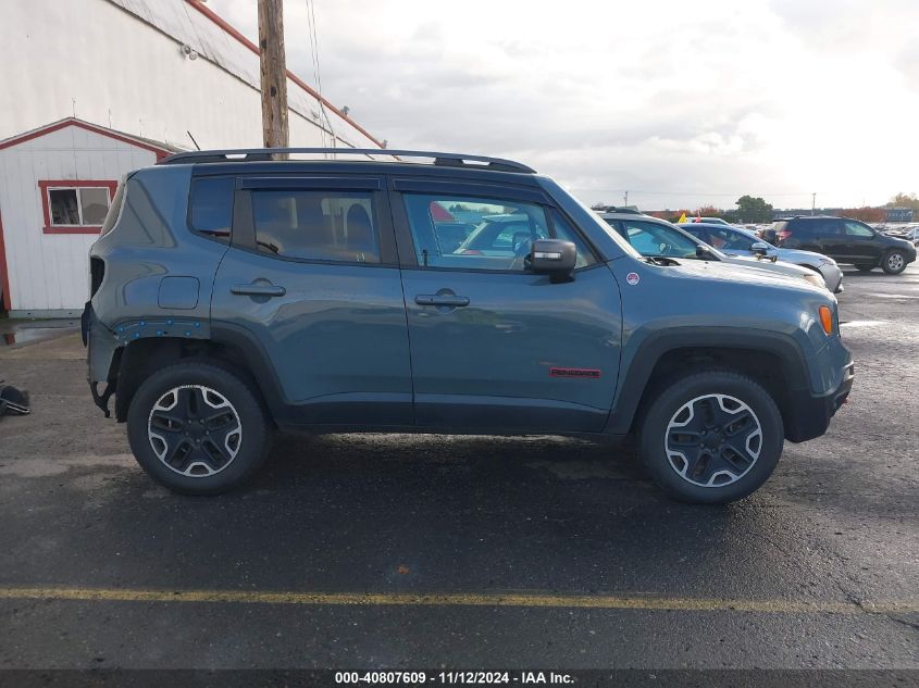 2015 Jeep Renegade Trailhawk VIN: ZACCJBCT9FPB92856 Lot: 40807609