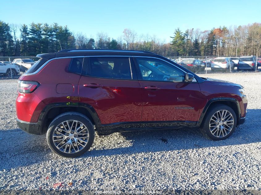 2022 Jeep Compass Limited 4X4 VIN: 3C4NJDCB2NT166764 Lot: 40807628