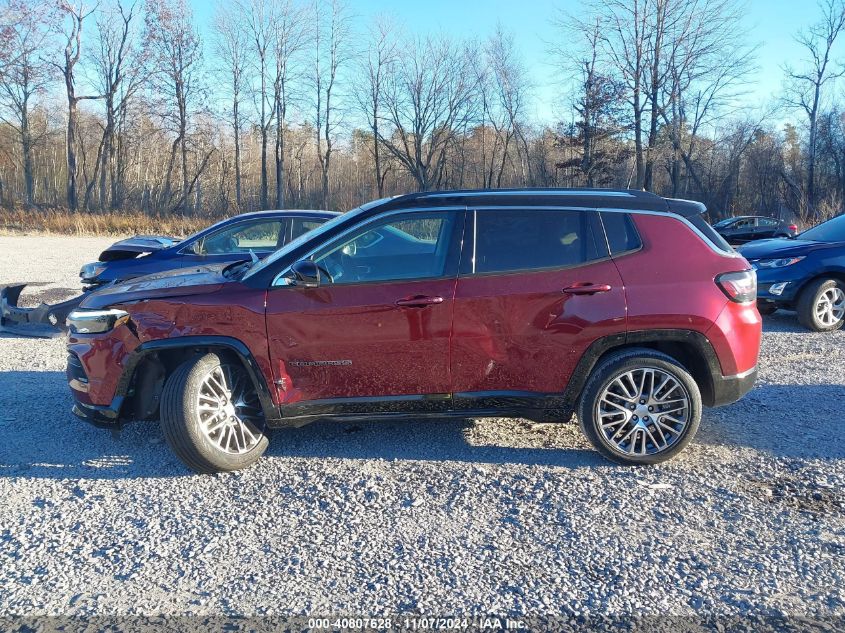 2022 Jeep Compass Limited 4X4 VIN: 3C4NJDCB2NT166764 Lot: 40807628