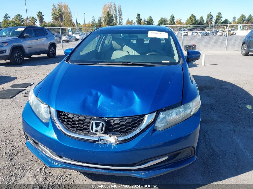 2014 Honda Civic Ex VIN: 19XFB2F88EE275451 Lot: 40807646