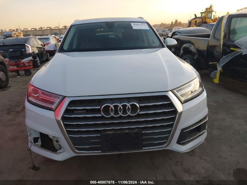 2019 Audi Q7 45 Premium/45 Se Premium VIN: WA1AHAF70KD024070 Lot: 40807678