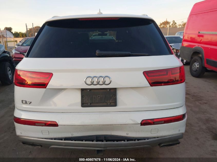 2019 Audi Q7 45 Premium/45 Se Premium VIN: WA1AHAF70KD024070 Lot: 40807678