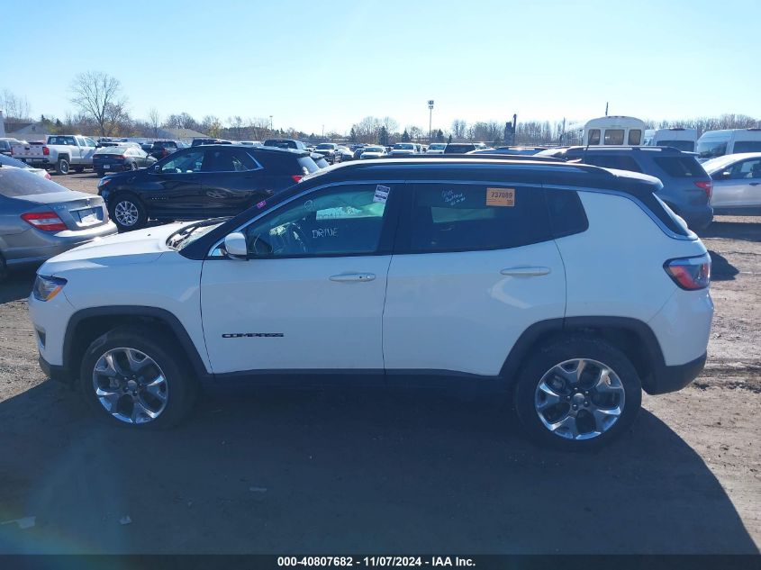 2019 Jeep Compass Limited 4X4 VIN: 3C4NJDCBXKT826707 Lot: 40807682