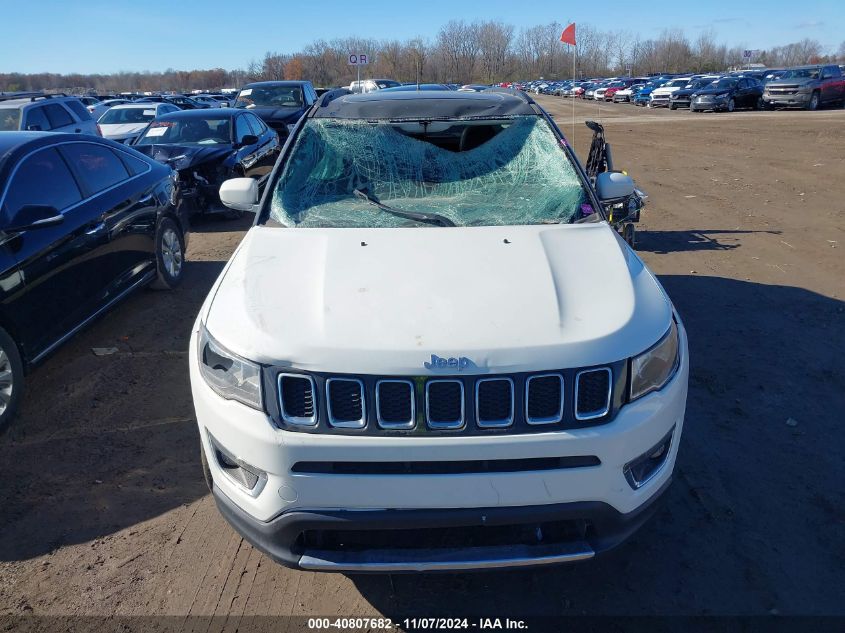 2019 Jeep Compass Limited 4X4 VIN: 3C4NJDCBXKT826707 Lot: 40807682