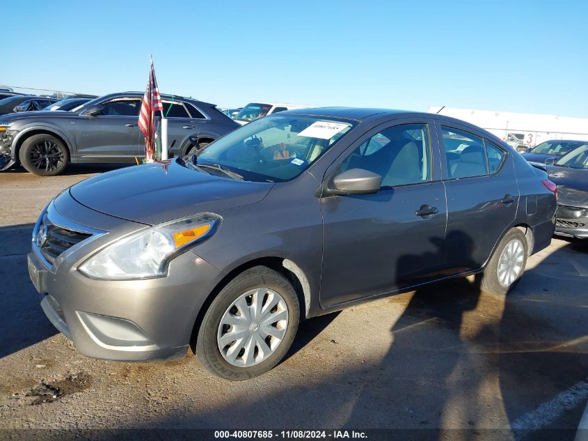 2016 Nissan Versa 1.6 S+ VIN: 3N1CN7AP5GL870121 Lot: 40807685