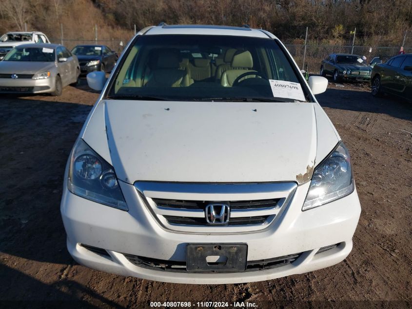 2007 Honda Odyssey Ex-L VIN: 5FNRL387X7B086351 Lot: 40807698