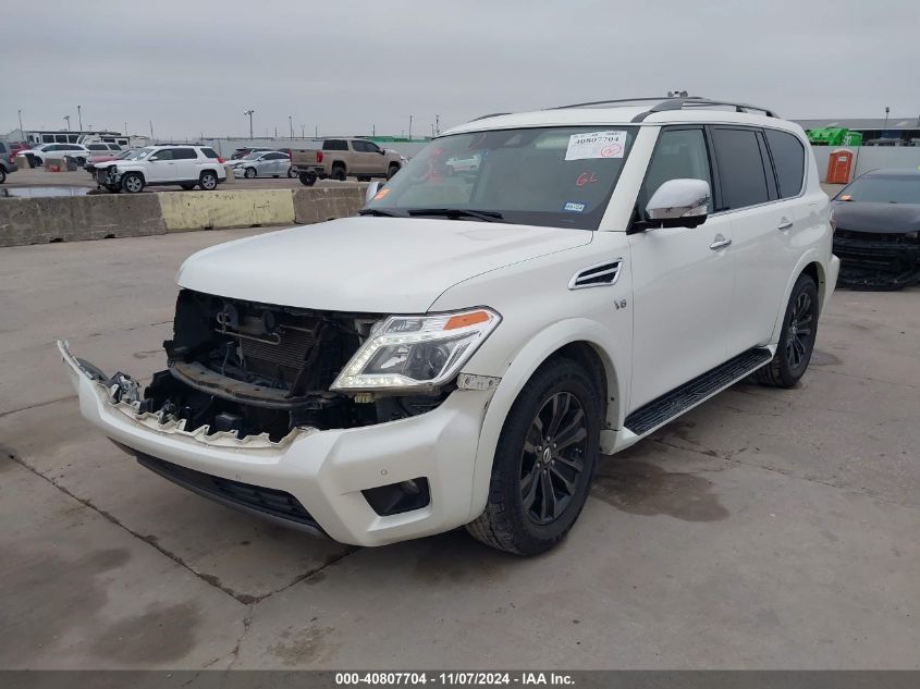 VIN JN8AY2ND1K9088211 2019 Nissan Armada, Platinum no.2