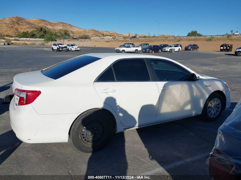 2013 Toyota Camry Hybrid Le VIN: 4T1BD1FK2DU073702 Lot: 40807711