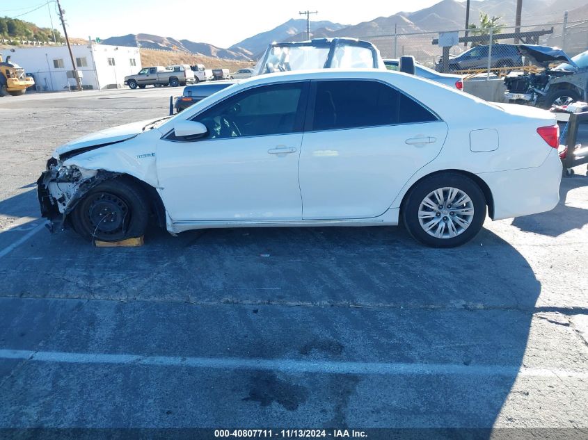 2013 Toyota Camry Hybrid Le VIN: 4T1BD1FK2DU073702 Lot: 40807711