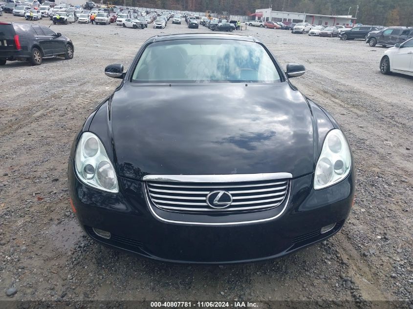 2005 Lexus Sc 430 VIN: JTHFN48Y550062593 Lot: 40807781