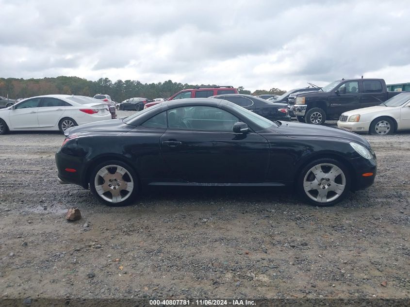 2005 Lexus Sc 430 VIN: JTHFN48Y550062593 Lot: 40807781