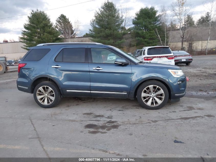 2018 Ford Explorer Limited VIN: 1FM5K8F88JGA57188 Lot: 40807796