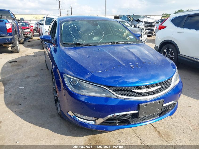 VIN 1C3CCCCG9FN507509 2015 Chrysler 200, C no.1