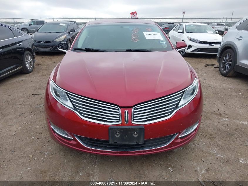 2016 Lincoln Mkz VIN: 3LN6L2G99GR600927 Lot: 40807821