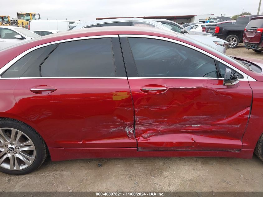 2016 Lincoln Mkz VIN: 3LN6L2G99GR600927 Lot: 40807821