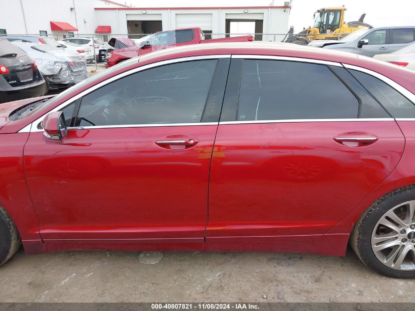 2016 Lincoln Mkz VIN: 3LN6L2G99GR600927 Lot: 40807821