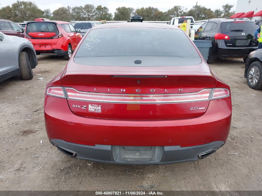 2016 Lincoln Mkz VIN: 3LN6L2G99GR600927 Lot: 40807821