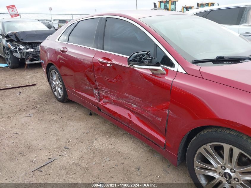 2016 Lincoln Mkz VIN: 3LN6L2G99GR600927 Lot: 40807821