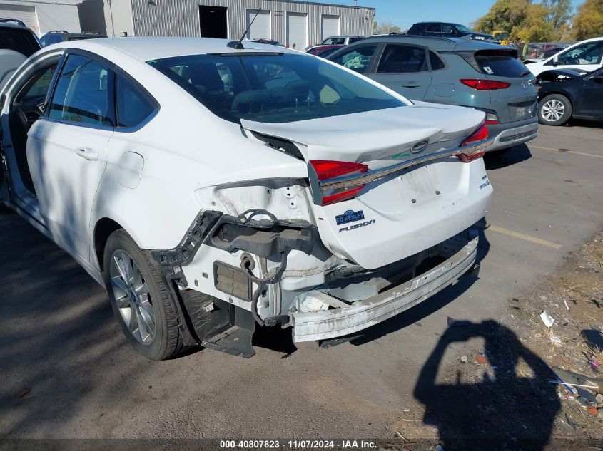 2017 Ford Fusion Hybrid Se VIN: 3FA6P0LU2HR316344 Lot: 40807823