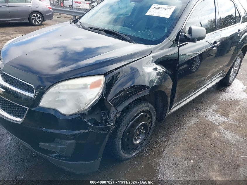 2013 Chevrolet Equinox Ls VIN: 2GNALBEK8D6380839 Lot: 40807827