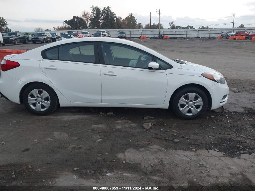 2016 Kia Forte Lx VIN: KNAFK4A60G5496376 Lot: 40807859