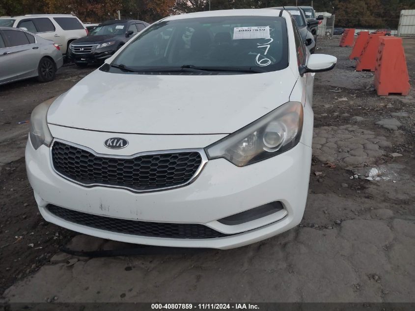 2016 Kia Forte Lx VIN: KNAFK4A60G5496376 Lot: 40807859