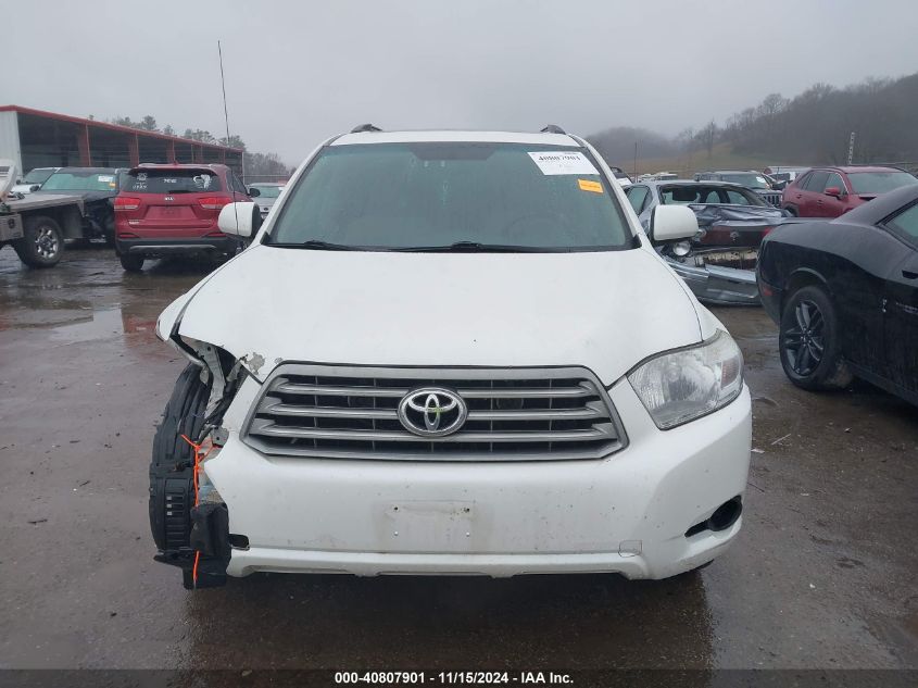 2009 Toyota Highlander VIN: JTEES41A692133812 Lot: 40807901