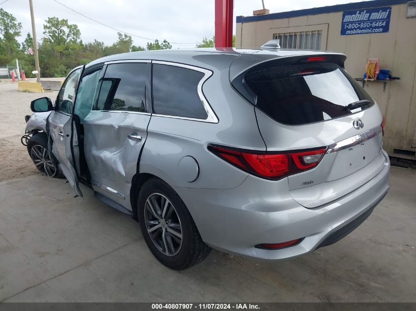 2020 Infiniti Qx60 Pure Awd VIN: 5N1DL0MM1LC530319 Lot: 40807907