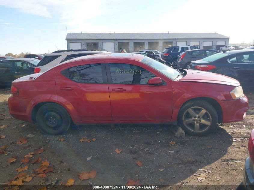 2011 Dodge Avenger Lux VIN: 1B3BD2FG3BN583782 Lot: 40807924