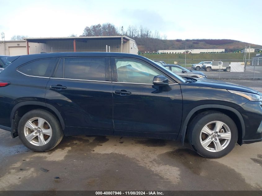 2022 Toyota Highlander Le VIN: 5TDBZRBH3NS586218 Lot: 40807946