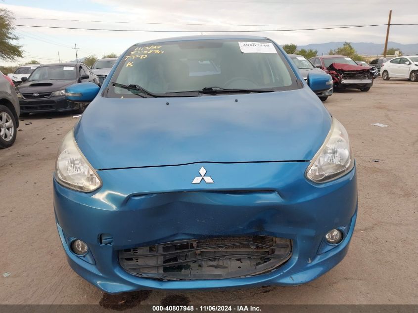 2015 Mitsubishi Mirage Es VIN: ML32A4HJ3FH057820 Lot: 40807948