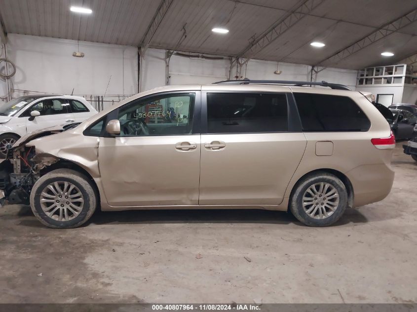 2013 Toyota Sienna Xle V6 8 Passenger VIN: 5TDYK3DC9DS304448 Lot: 40807964