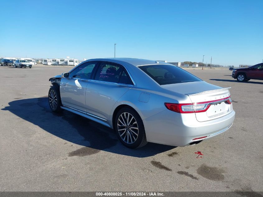 VIN 1LN6L9SK4H5607842 2017 Lincoln Continental, Select no.3