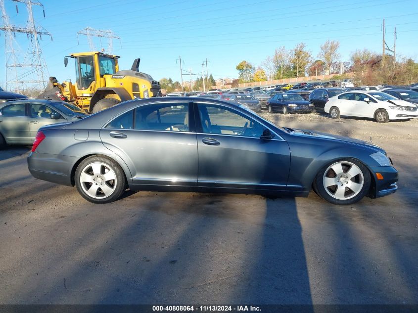 2011 Mercedes-Benz S 550 4Matic VIN: WDDNG8GB1BA393033 Lot: 40808064