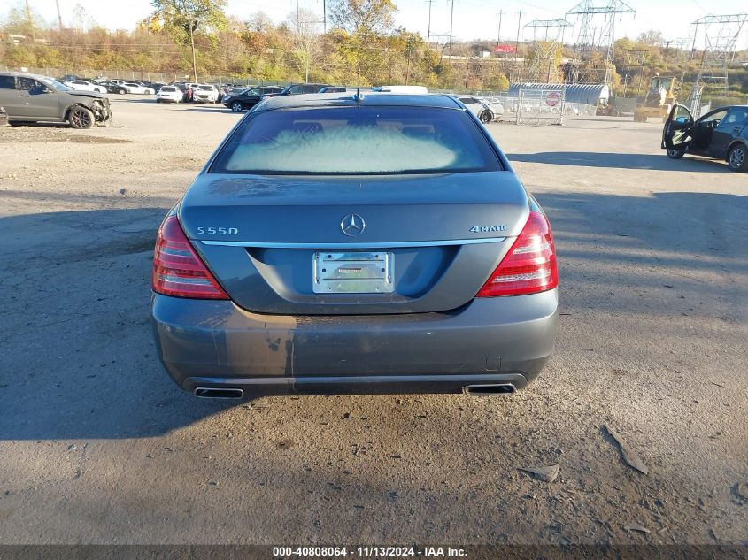 2011 Mercedes-Benz S 550 4Matic VIN: WDDNG8GB1BA393033 Lot: 40808064